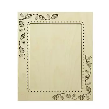 ОР-114 Рамка ажурная ЖЕЛУДИ средняя 24*20/18*14 см