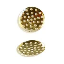 Основа для броши, 16 мм, упак./20 шт., 'Астра' (золото)