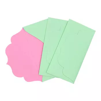 Основа для подарочного конверта №3 КОМПЛЕКТ 3шт ОК3 (218 Св.зеленый розовый)