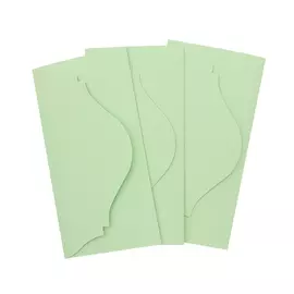 Основа для подарочного конверта №4 КОМПЛЕКТ 3шт ОК4 (004 св.зеленый матовый)