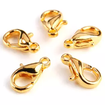 OTH1506 Замок карабин, 10мм, 5шт/уп, Astra&amp;Craft (золото)