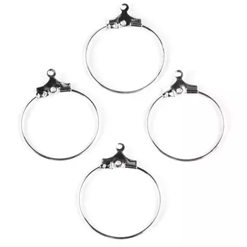 OTH1512 Основа 'Кольцо без замка', 0,7*20мм, 4шт/уп (серебро)