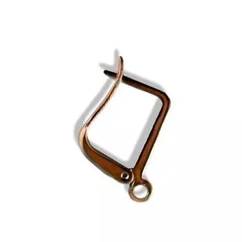 OTH1516 Основа для серег с английским замком, 13,5 мм, упак./20 шт., 'Астра' (медь)