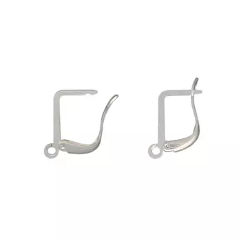 OTH1516 Основа с английским замком, 13,5мм, 4шт/уп (серебро)