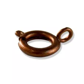 OTH1520 Застежка для бус 'Кольцо', 9 мм, упак./20 шт., 'Астра' (медь)