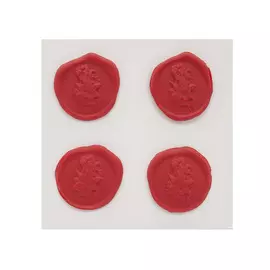 Оттиски печатей из полимерной глины 'Букет' 30*35мм, 4шт/упак Astra&amp;Craft