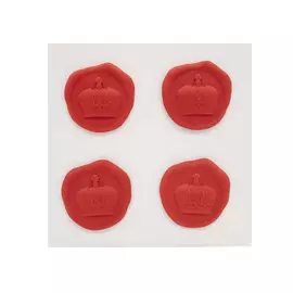 Оттиски печатей из полимерной глины 'Корона' 30*35мм, 4шт/упак Astra&amp;Craft