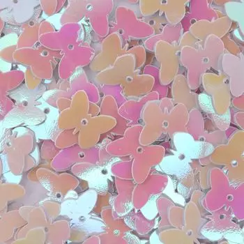 Пайетки 'Бабочки' #281, 10мм, 10гр, Astra&amp;Craft (99 розовый перламутровый)