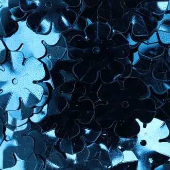 Пайетки 'цветочки', 16 мм, упак./10 гр., Astra&amp;Craft (5 т.синий)