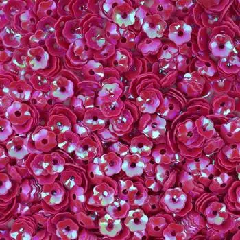 Пайетки 'Цветочки объемные (чаша)' # 387, 5мм, 10гр Astra&amp;Craft (86 фуксия)