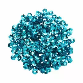 Пайетки 'Цветочки объемные (чаша)' # 387, 5мм, 10гр Astra&amp;Craft (M2259 бирюзовый)