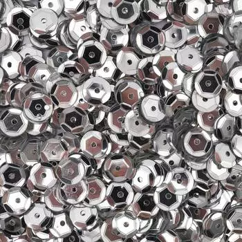 Пайетки граненые, 6 мм, упак./10 гр., Astra&amp;Craft (1 серебро)