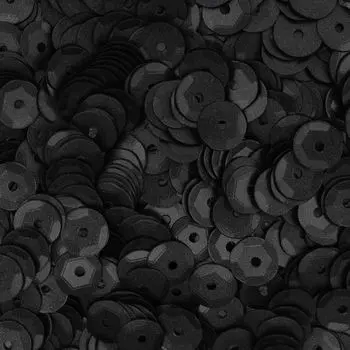 Пайетки граненые, 6 мм, упак./10 гр., Astra&amp;Craft (B32 матовый черный)