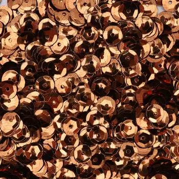 Пайетки граненые, 6 мм, упак./10 гр., Astra&amp;Craft (14 коричневый)