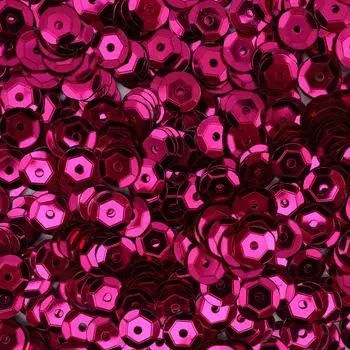 Пайетки граненые, 6 мм, упак./10 гр., Astra&amp;Craft (8 малиновый)