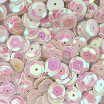 Пайетки граненые, 6 мм, упак./10 гр., Astra&amp;Craft (319 св.-розовый перламутр)