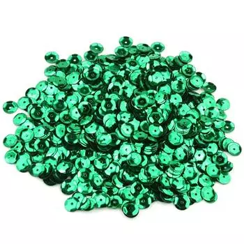 Пайетки граненые, 6 мм, упак./10 гр., Astra&amp;Craft (4 зеленый)