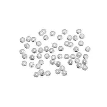 Пайетки граненые, 6 мм, упак./10 гр., 'Астра' (1501 матовое серебро)