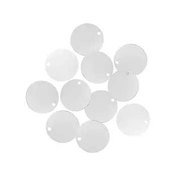 Пайетки плоские 25мм, Astra&amp;Craft 10г (1 серебро)