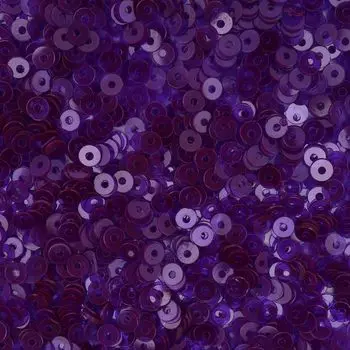 Пайетки плоские, 3 мм, упак./10 гр., Astra&amp;Craft (А08 фиолетовый прозрачный)