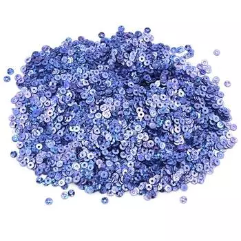 Пайетки плоские, 3 мм, упак./10 гр., Astra&amp;Craft (50126 сиреневый голограмма)