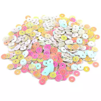 Пайетки плоские, 6 мм, упак./10 гр., Astra&amp;Craft (319 перламутр)