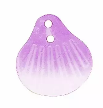 Пайетки 'ракушки', 14 мм, упак./10 гр., 'Астра' (23 сиреневый)