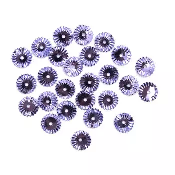 Пайетки рельефные 10мм, Astra&amp;Craft 10г (2258 сиреневый)