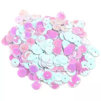 Пайетки рельефные 10мм, Astra&amp;Craft 10г (319 св.-розовый перламутр)