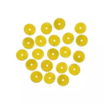 Пайетки рельефные 10мм, Astra&amp;Craft 10г (A1 золото)