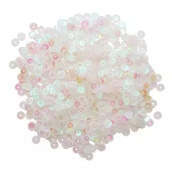 Пайетки рельефные, #14, 4мм, 10гр Astra&amp;Craft (119 светло-розовый перламутр)