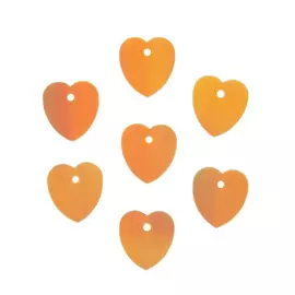 Пайетки 'сердечки', 10*10 мм, упак./10 гр., Astra&amp;Craft (91 желто-лимонный)