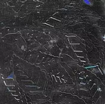 Пайетки SF01(L14) фигурные граненые РТО ' 'Colibry' ' (12шт./уп.) (45 черный)