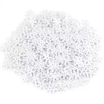 Пайетки 'снежинки' 13мм, Astra&amp;Craft 10г (L010 белый)