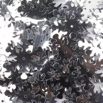 Пайетки 'снежинки', 24 мм, упак./10 гр., Astra&amp;Craft (1 серебро)