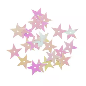 Пайетки 'звездочки', 20 мм, упак./10 гр., Astra&amp;Craft (319 св.-розовый перламутр)