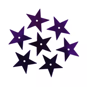 Пайетки 'звездочки', 20 мм, упак./10 гр., 'Астра' (12)