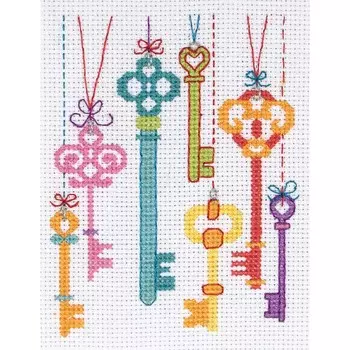 PCE762 Набор для вышивания Anchor 'Новоселы' 11х8см