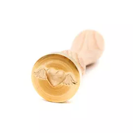 Печать для сургуча 'Сердце' 25мм Астра