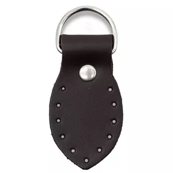 Петельки для сумки кожаные 3*5,5см , дизайн №915, 100% кожа, уп.2шт (82 темно-коричневый)