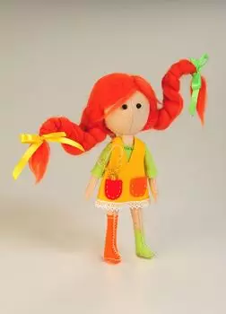 ПФ-1205 Набор для изготовления текстильной игрушки из фетра 'Вредина', 16,5 см, 'Перловка'