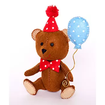 ПФД-1051 Набор для изготовления текстильной игрушки серия Детки 'Happy Мишка'