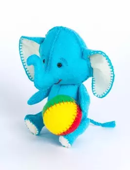 ПФД-1055 Набор для изготовления текстильной игрушки серия Детки 'Слоник'