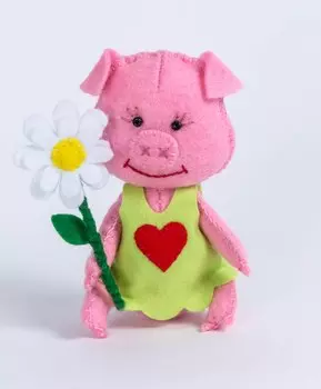 ПФД-1058 Набор для изготовления текстильной игрушки серия Детки 'Хрюша'