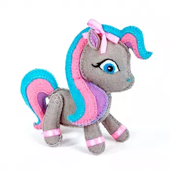 ПФД-1062 Набор для изготовления текстильной игрушки серия Детки 'ПОНИ'