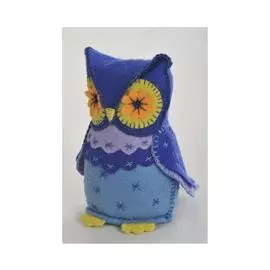 ПФЗД-1001 Набор для изготовления текстильной игрушки 'Мудрая Сова', 14,5 см, 'Перловка'