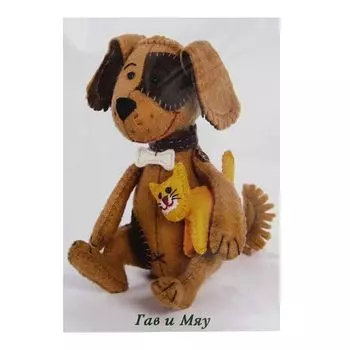 ПФЗД-1009 Набор для изготовления текстильной игрушки 'ГАВ И МЯУ'