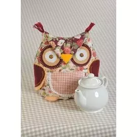 ПГЧ-1102 Набор для изготовления текстильной игрушки 'Сова-грелка', 21х28 см, 'Перловка'