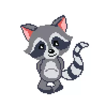 ПК-189 Набор (рис/канв. мулине) Hobby&amp;Pro 'Енотик' 22*22см