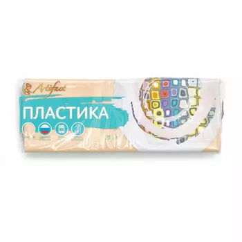 Пластика (пластилин отверждаемый) брус 250 гр (7202-61 телесный)